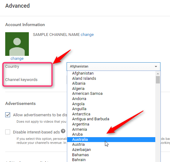 more than one youtube channel in one adsense